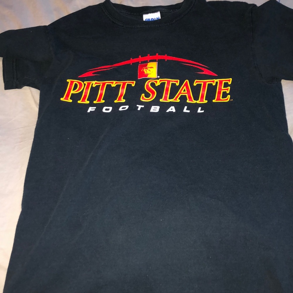 black pitt state football shirt